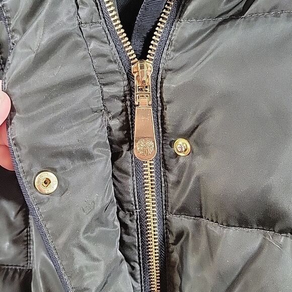 Vince Camuto Faux-Fur Trim Hooded Down Parka belt - Picture 8 of 10